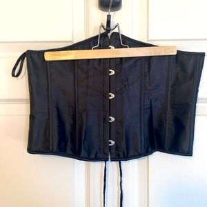 XL black corset